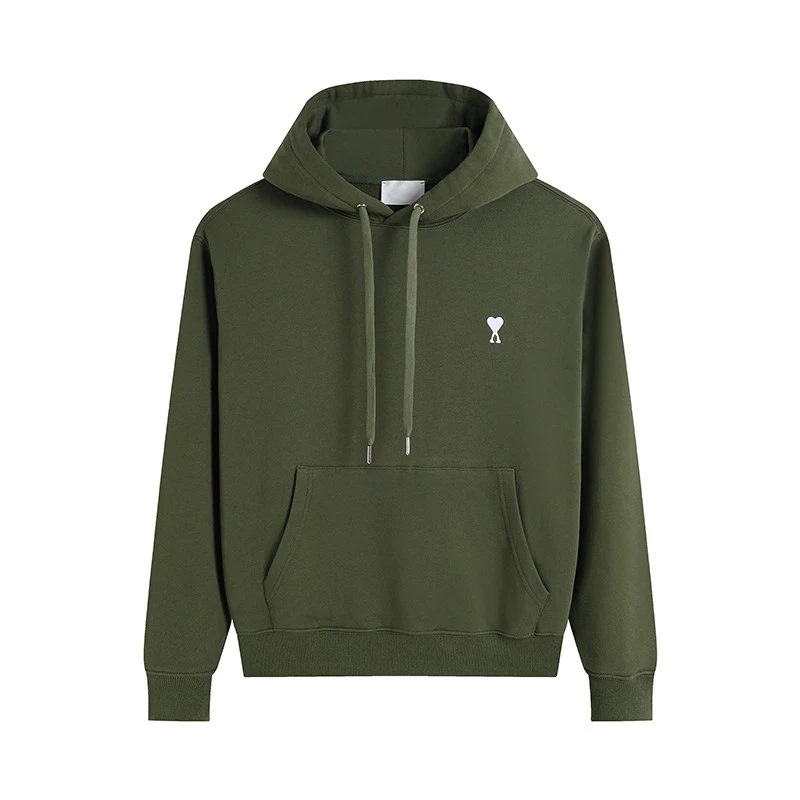 Ami Letter Embroidered Hoodie photo 8