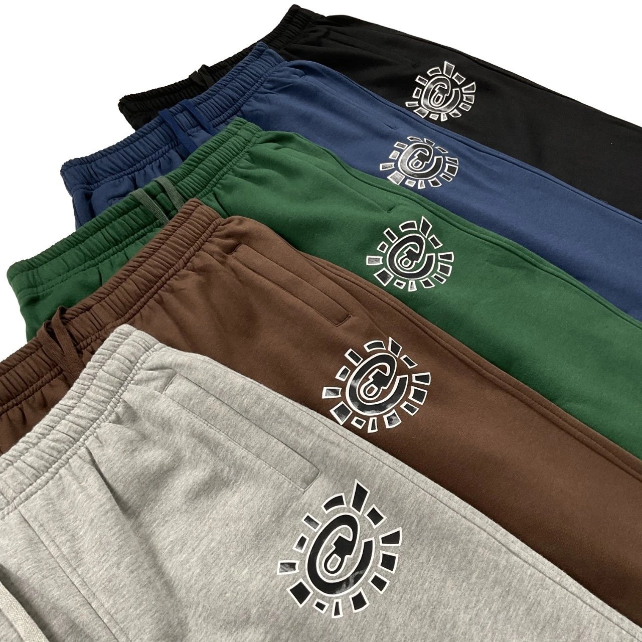 Sun-Print Fleece-Lined Casual Pants photo 5