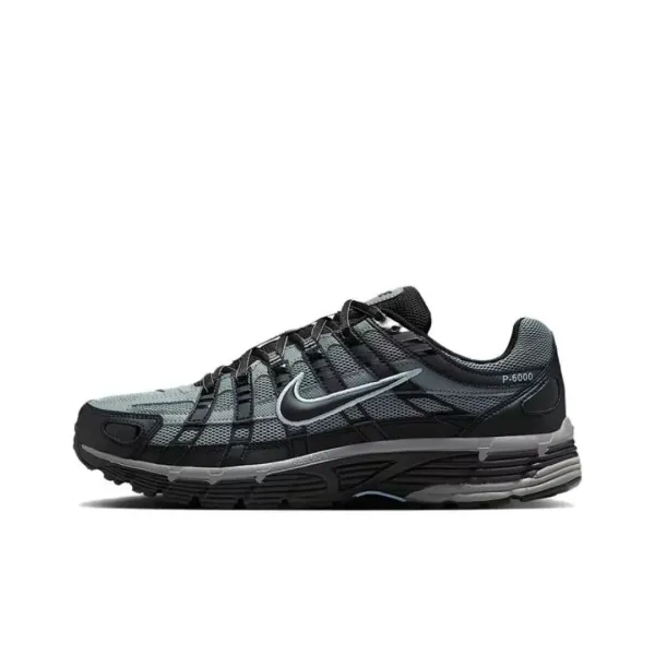 Nike P-6000 Gray/Black Running Shoes - 1