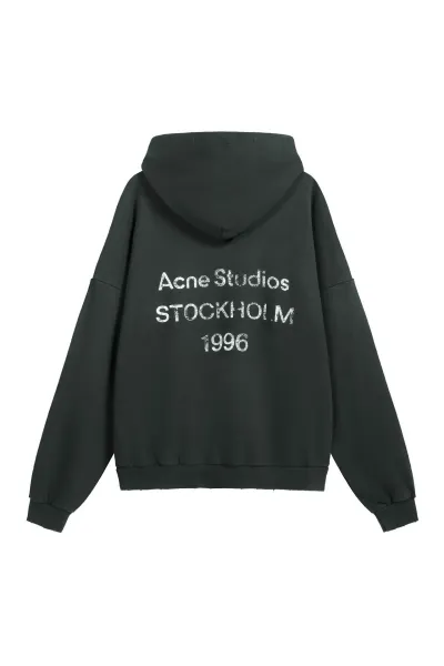 Acne Studios Script Logo Track Jacket Navy/Black/Gray - 8