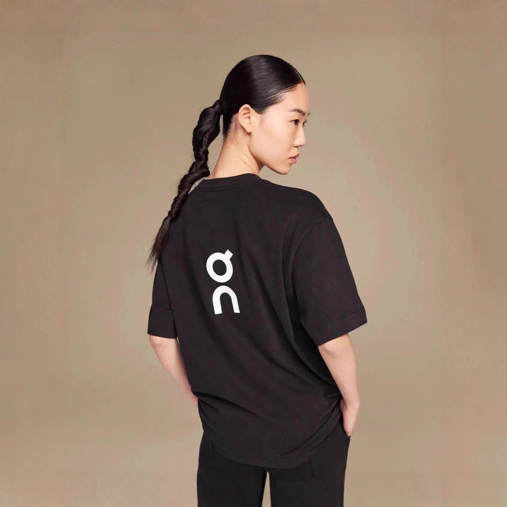 On Logo Print Crew Neck T-Shirt