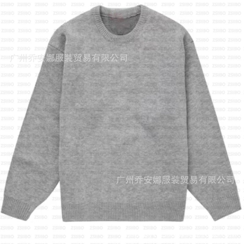 Crew Neck Retro Patterned Sweater photo 7