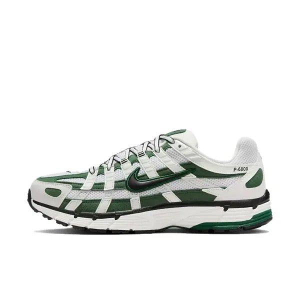 Nike P-6000 Green and White Running Shoes - 1