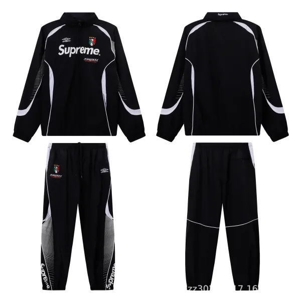 Supreme x Umbro Italia Tracksuit Black - 1