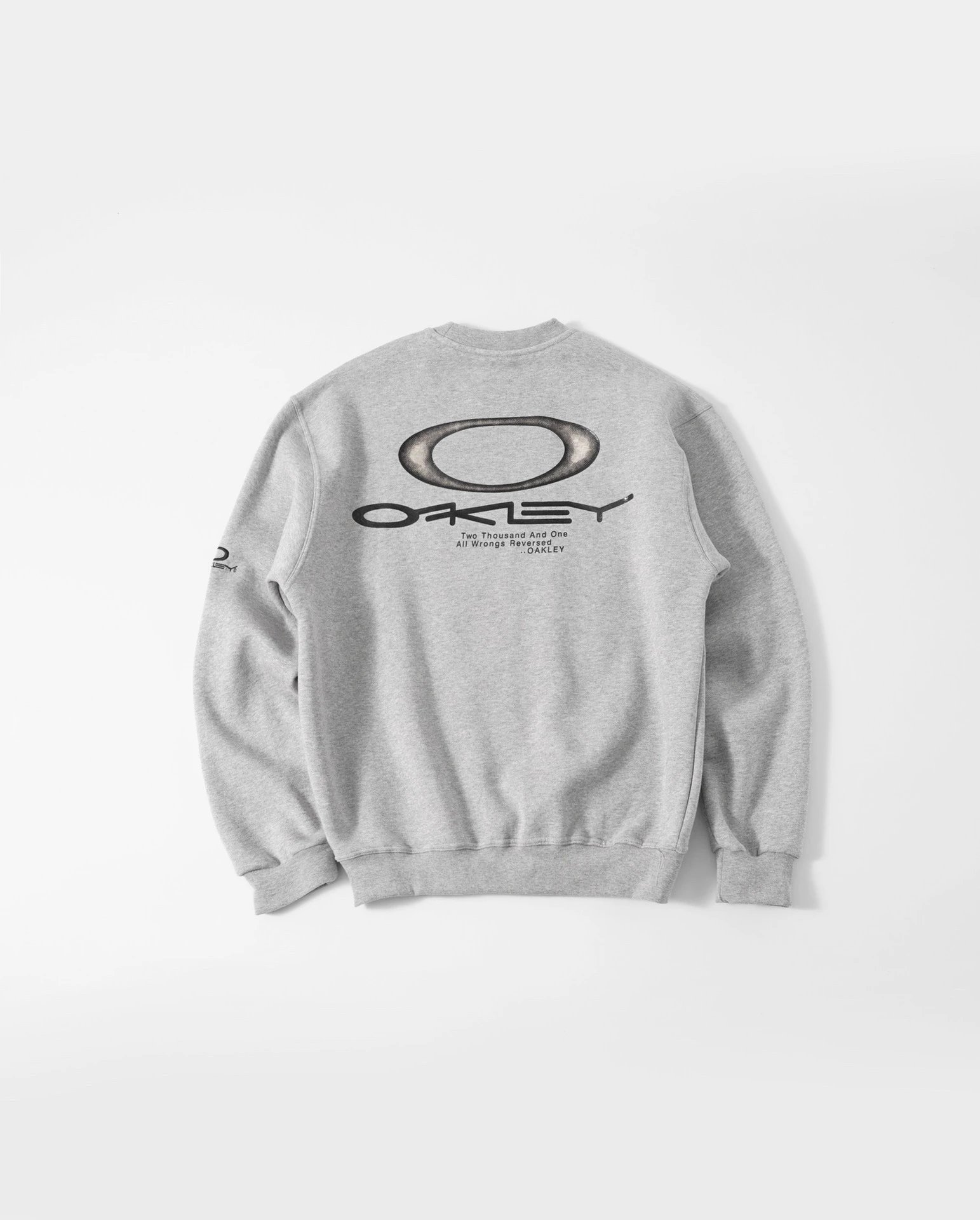 Oakley Logo Crewneck Sweatshirt Gray - 9