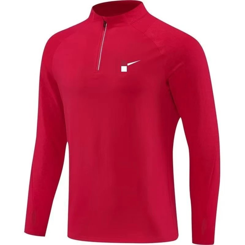 Nike Tracksuits Half-Zip Training Tracksuit — 530 Red top high quality NK Retroreflective