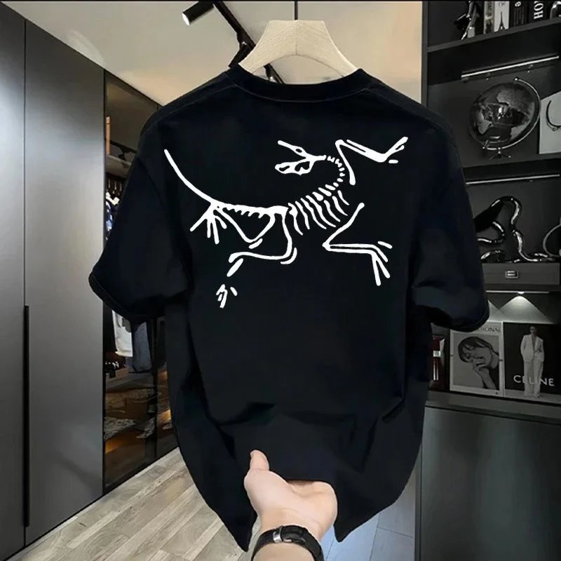 Black 【Front Small Logo, Back Large Bird, Wordless】