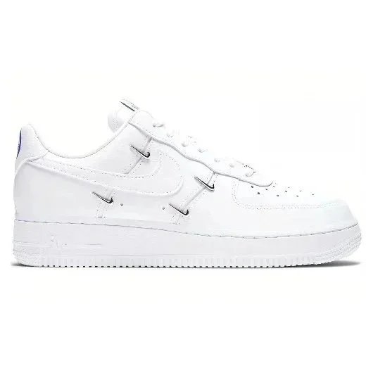 Nike Air Force 1 Low '07 LX White Metallic Swooshes CT1990-100