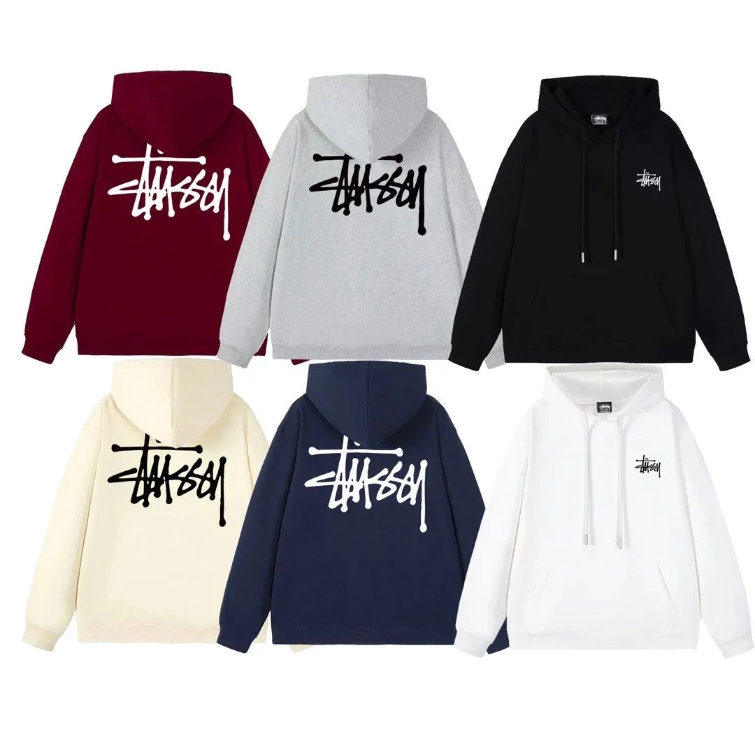 Print Hooded Long-Sleeve Sweatshirt