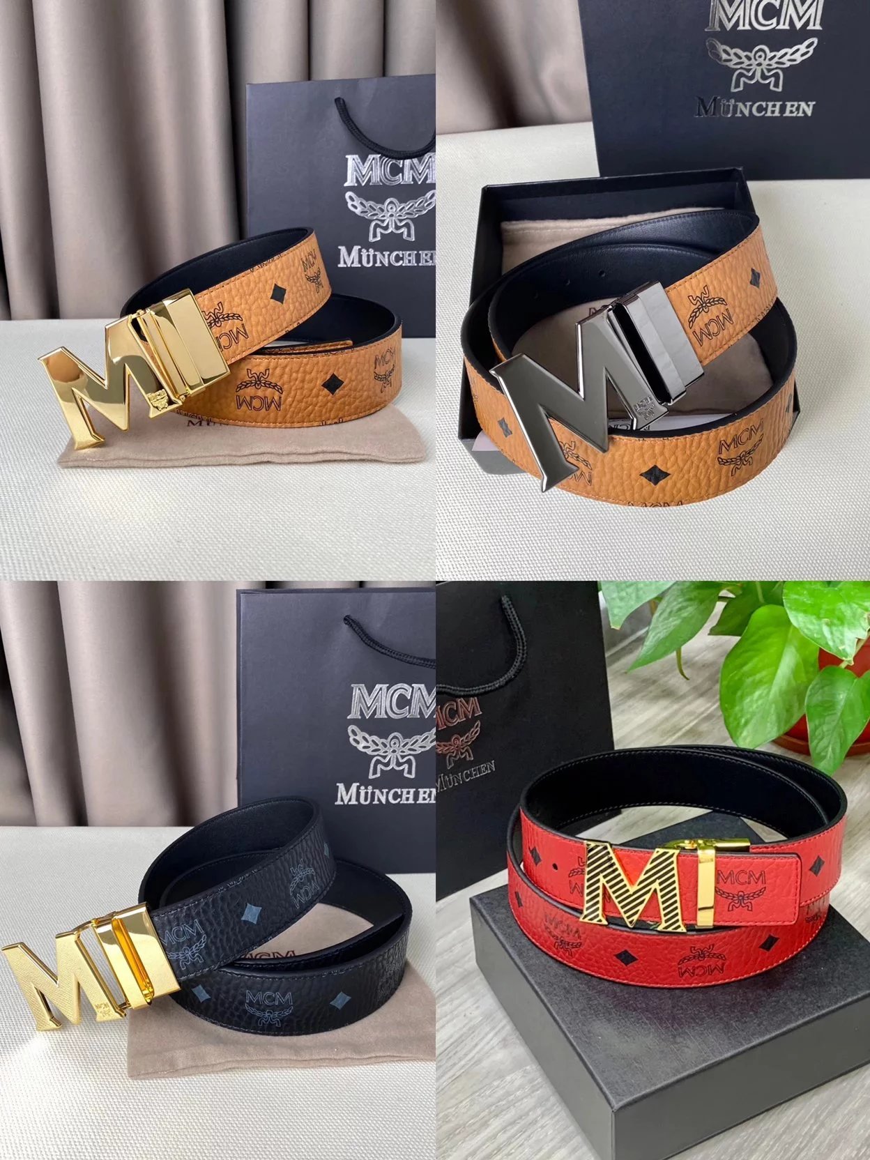 MCM Cognac Leather B