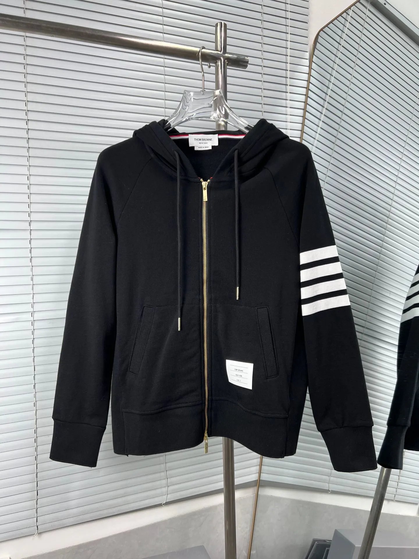 Black Sweatshirt Coat SKU image