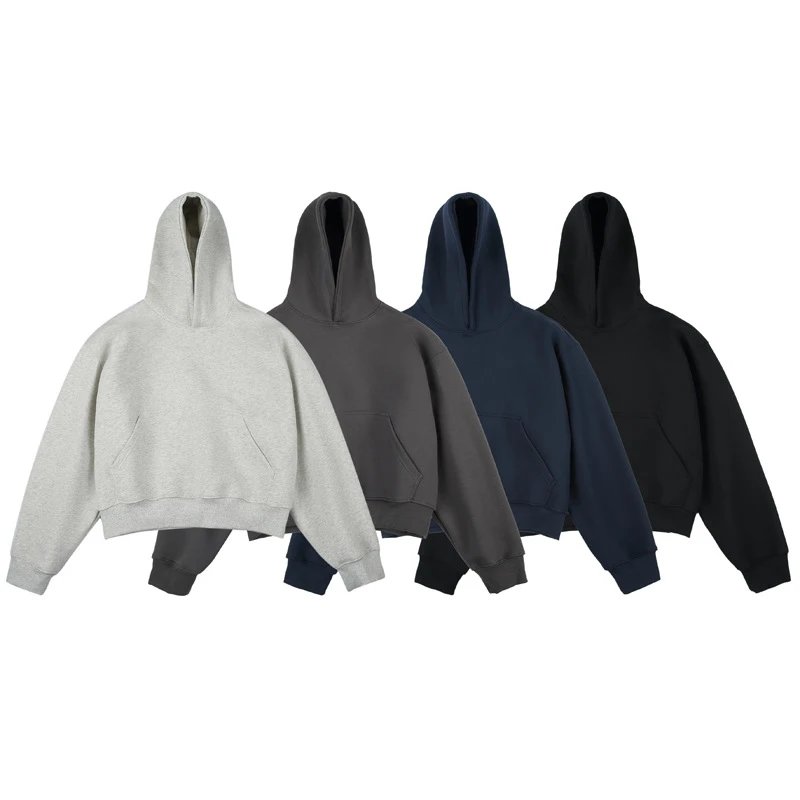 500G Heavyweight Cleanfit Hooded Hoodie Thickened Boxy Hat