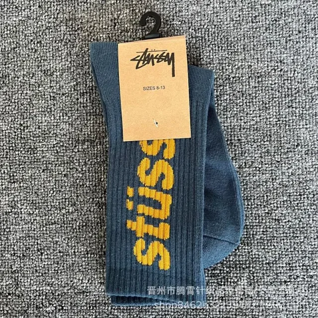 Stüssy Socks Ribbed Crew Logo product detail image 15