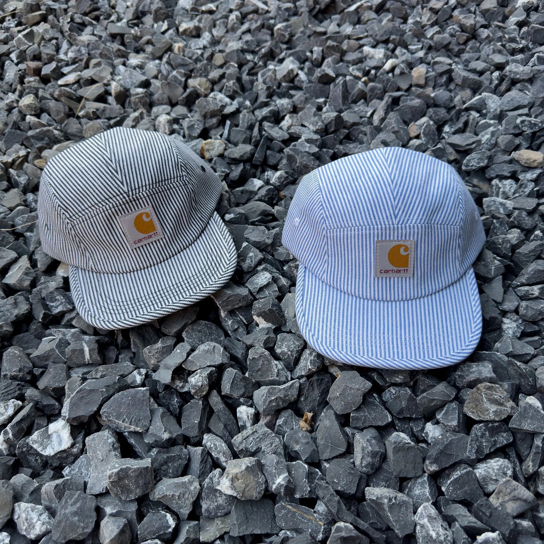 Carhartt Work In Progress Carhartt WIP Plaid Five-Panel Cap Green Corduroy Brim Hats - 4