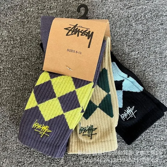 Stüssy Socks Ribbed Crew Logo product detail image 21