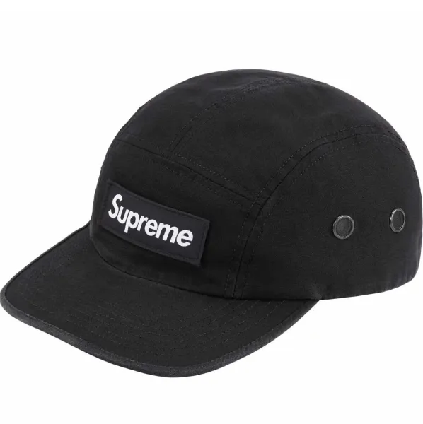 Supreme S Logo Washed Cotton Baseball Cap Green - 38