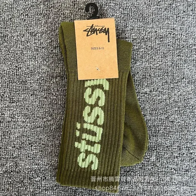 Stüssy Socks Ribbed Crew Logo product detail image 14