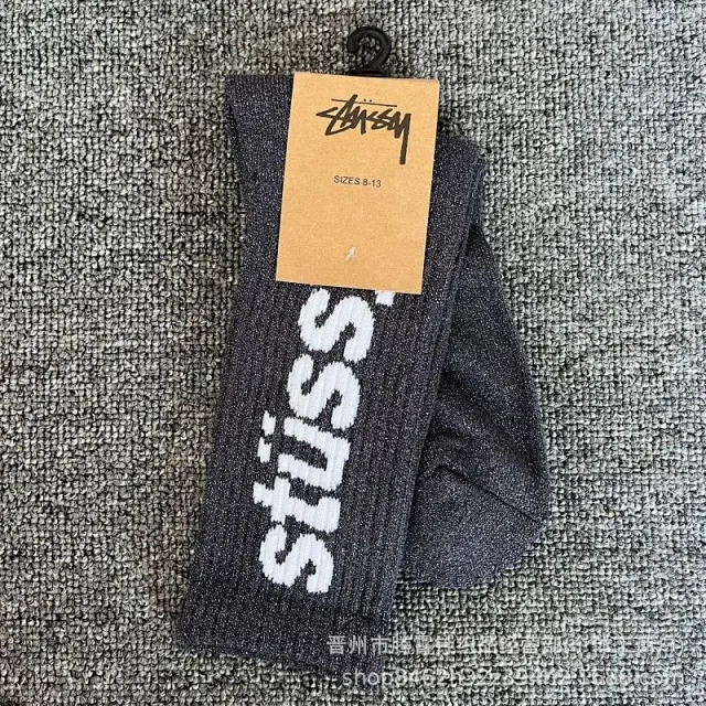 Stüssy Socks Ribbed Crew Logo product detail image 19