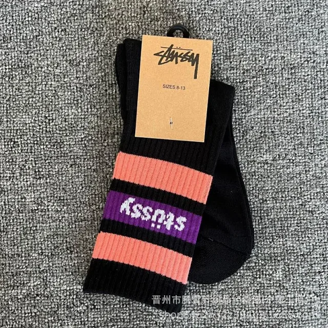 Stüssy Socks Ribbed Crew Logo product detail image 9