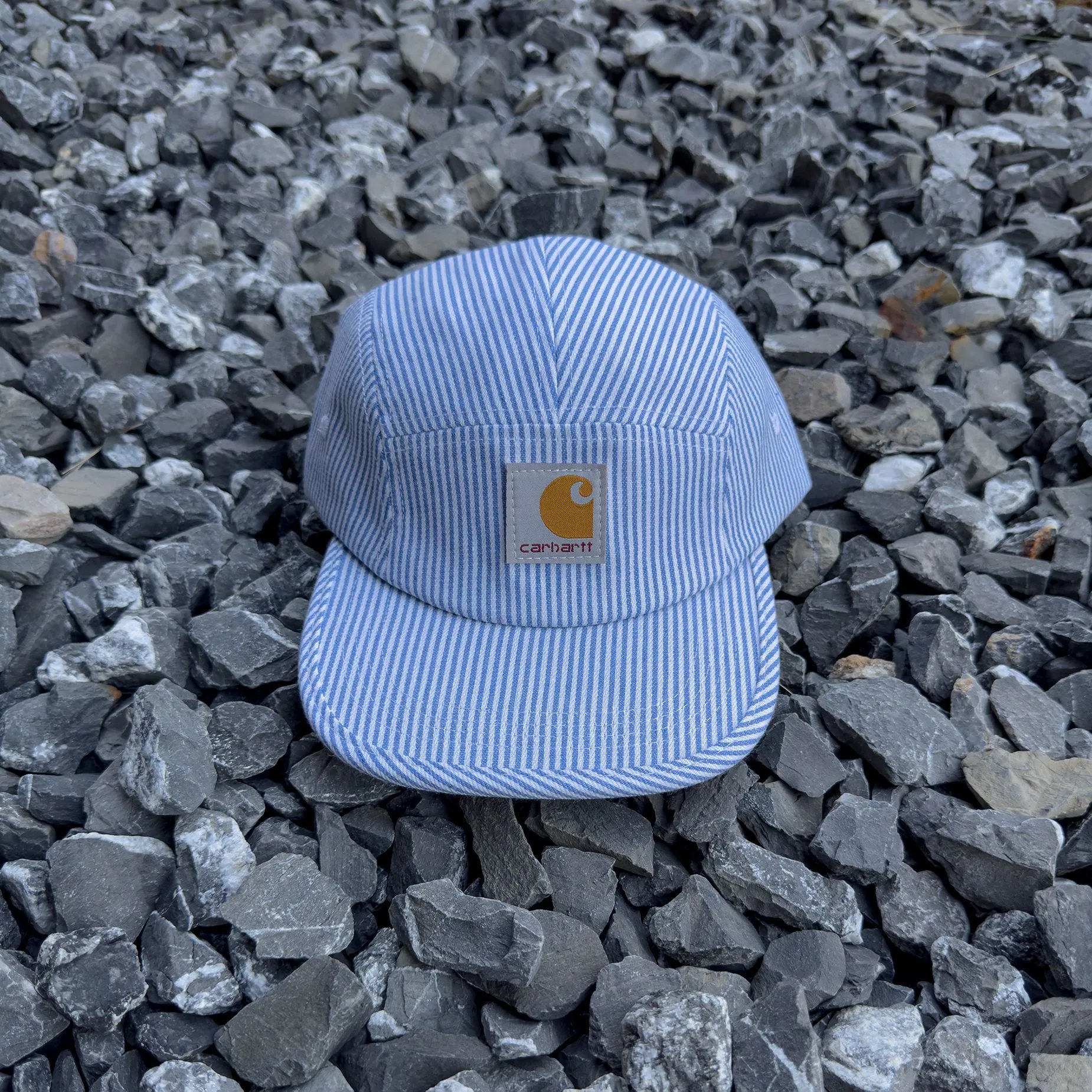 Carhartt Work In Progress Carhartt WIP Plaid Five-Panel Cap Green Corduroy Brim Hats - 8