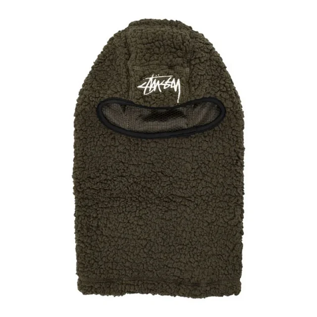 Stüssy Hats Sherpa fleece balaclava with eye opening product detail image 9