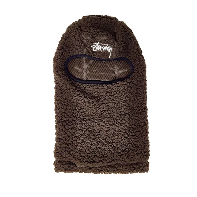 Stüssy Hats Sherpa fleece balaclava with eye opening product detail image 7