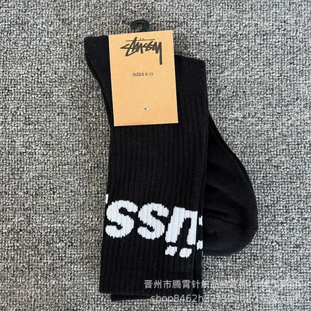 Stüssy Socks Ribbed Crew Logo product detail image 6