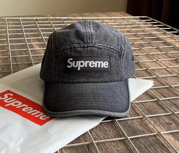 Supreme S Logo Washed Cotton Baseball Cap Green - 40