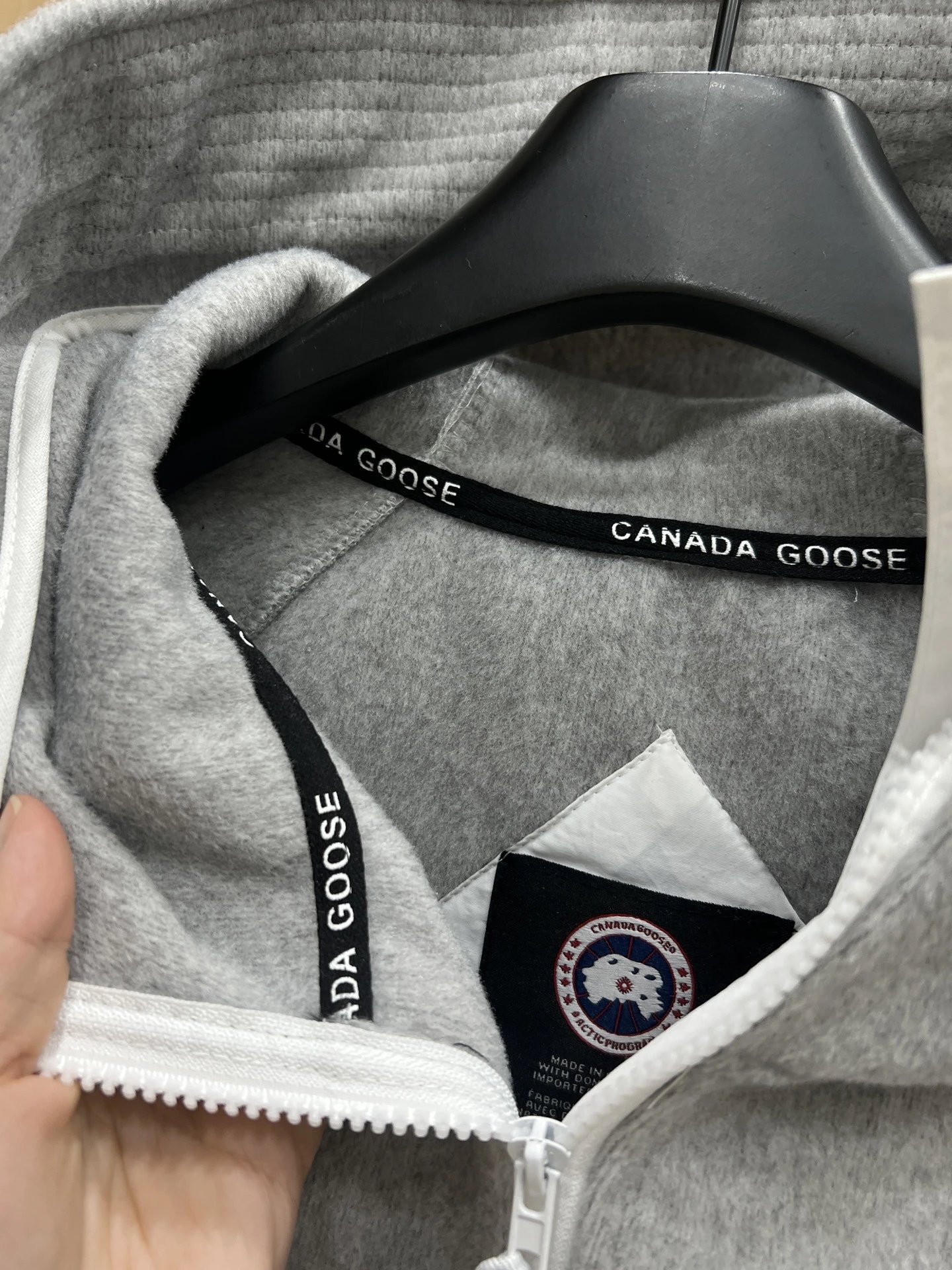 Canada Goose Fleece Hoodie Beige Hoodie - 15