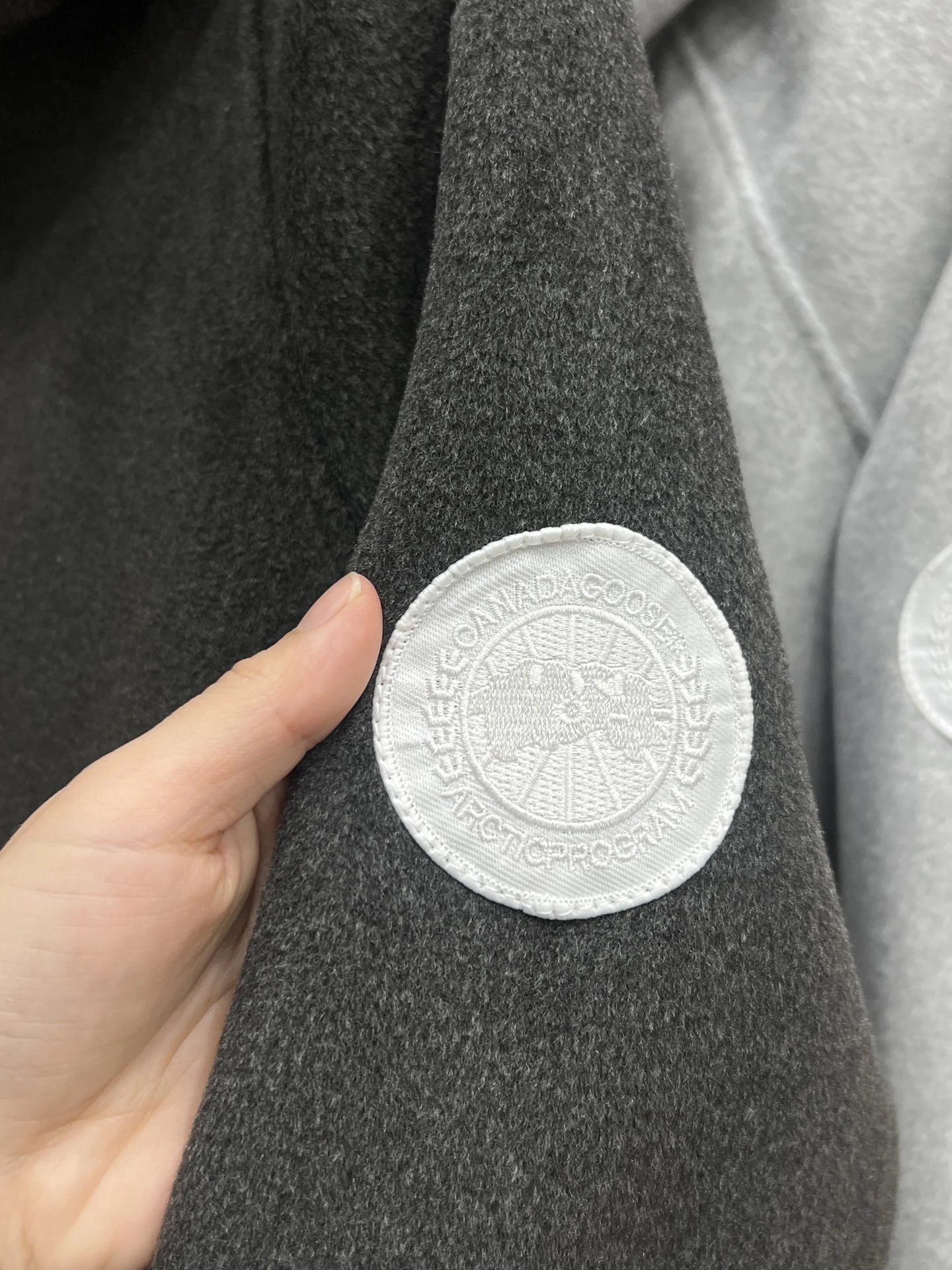 Canada Goose Fleece Hoodie Beige Hoodie - 11