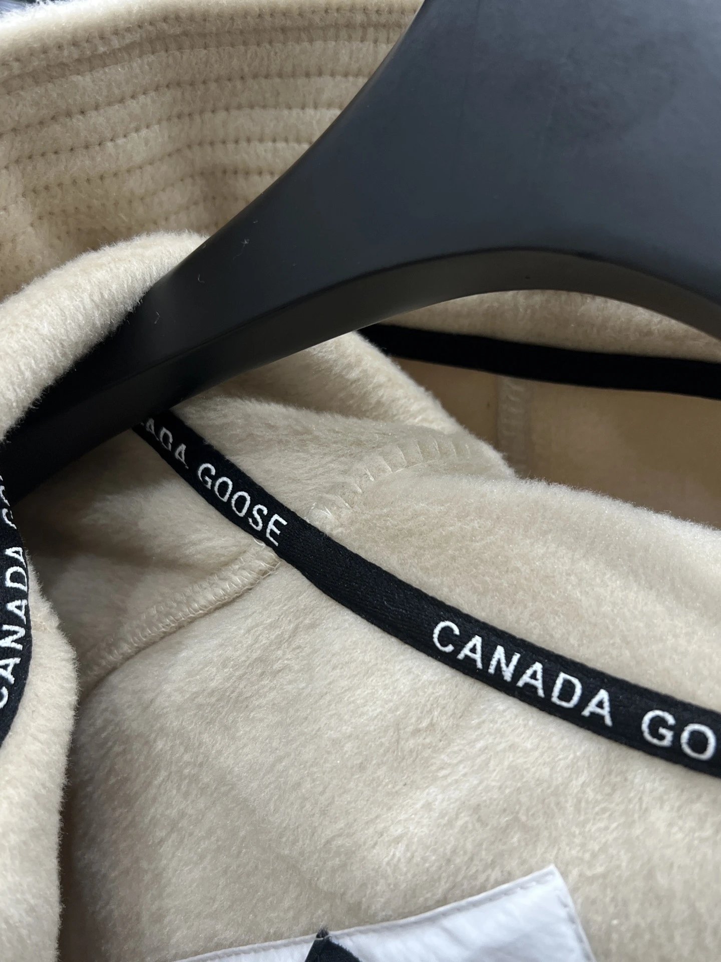 Canada Goose Fleece Hoodie Beige Hoodie - 20