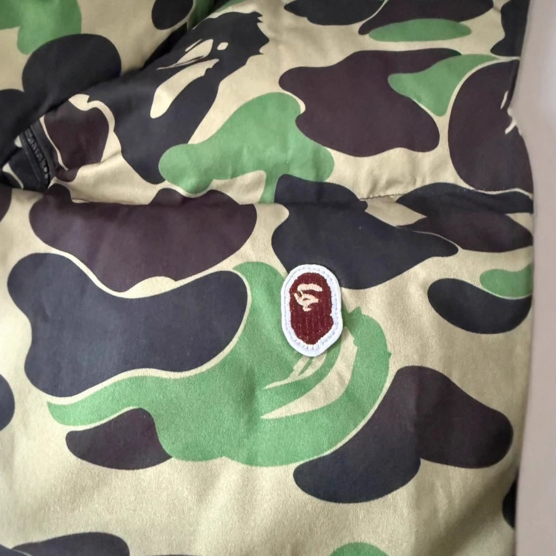 A BATHING APE Down Jackets Shark Face Camo Puffer Jacket image 3