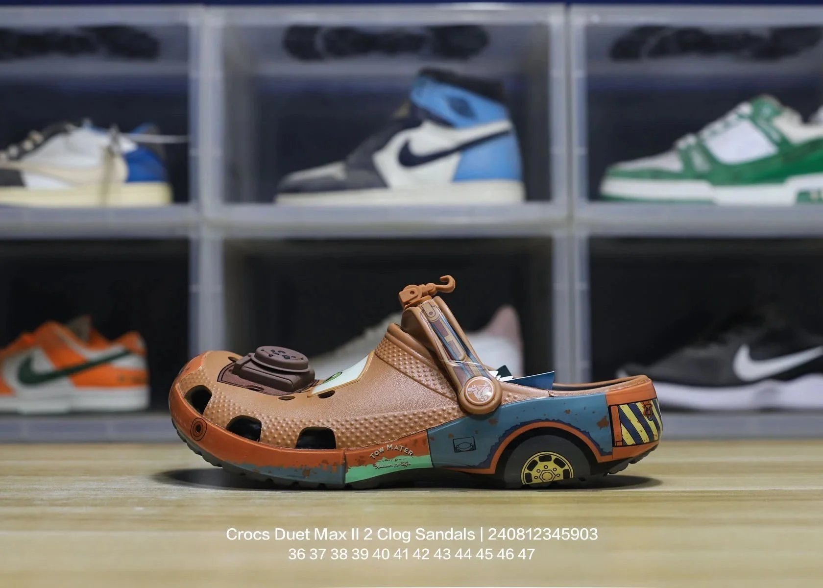 22-Crocodile Pool Car Note Regular Size-Note Regular Size (Crocs this style does not come with a shoebox)