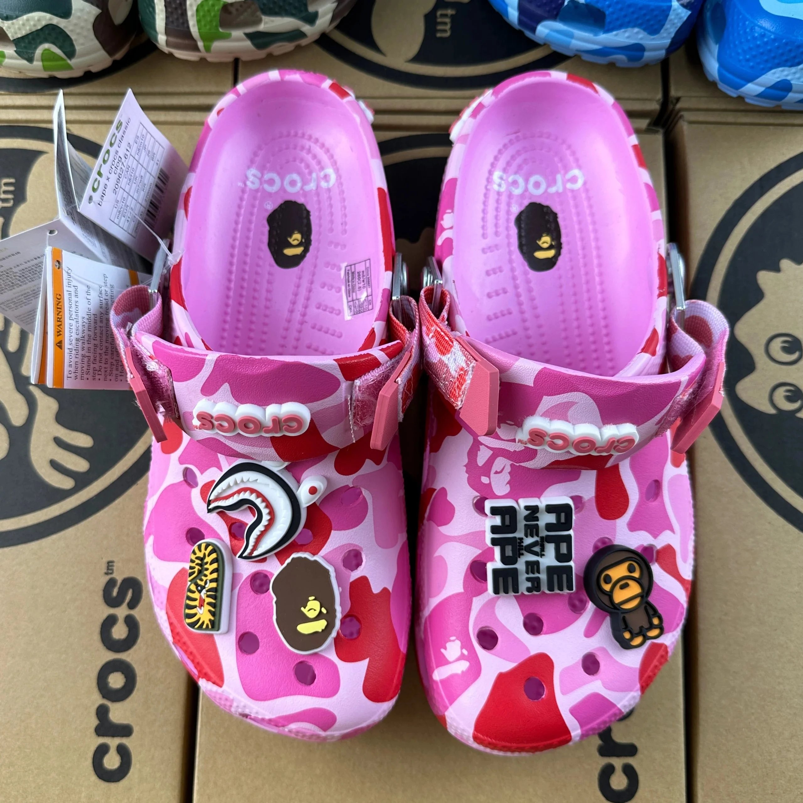 迷彩印花 粉红色