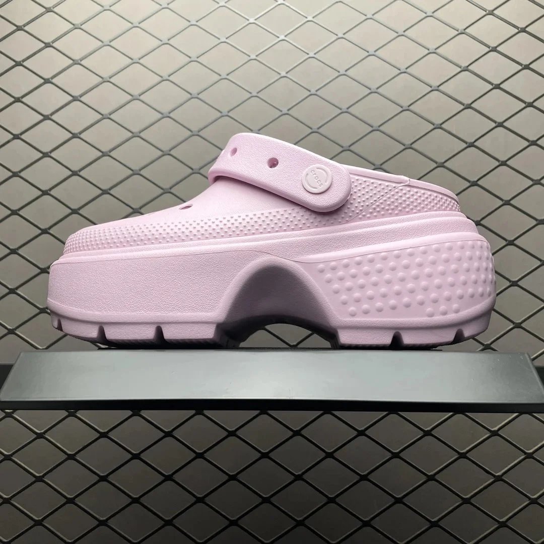 19-Crocodile Pool Ultra Thick Sole Pink