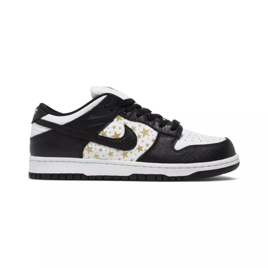Dunk x eBay Shoes — Supreme Stars Black colorway — USFans Spreadsheet photo