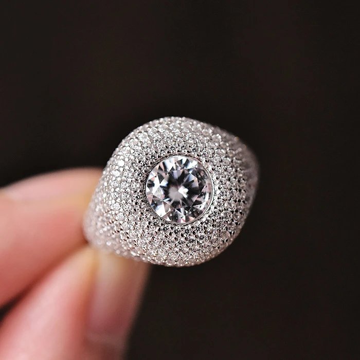 Personalized Micro-set Zirconia Ring