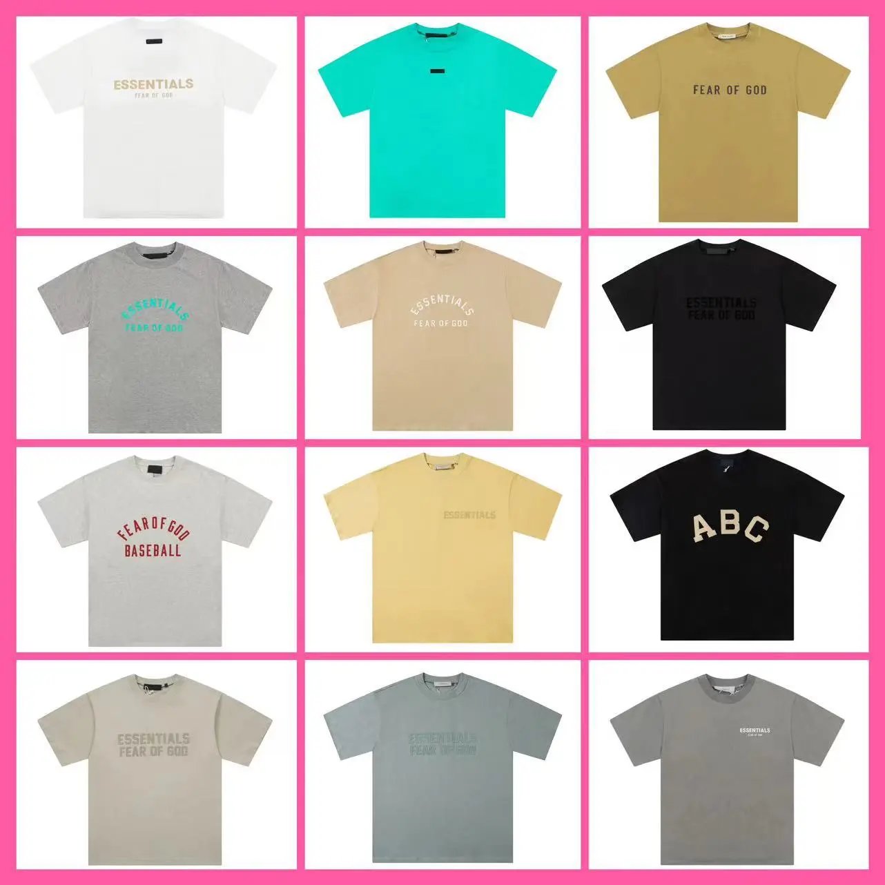 High Street Crew-neck Cotton Short-sleeved Shirt