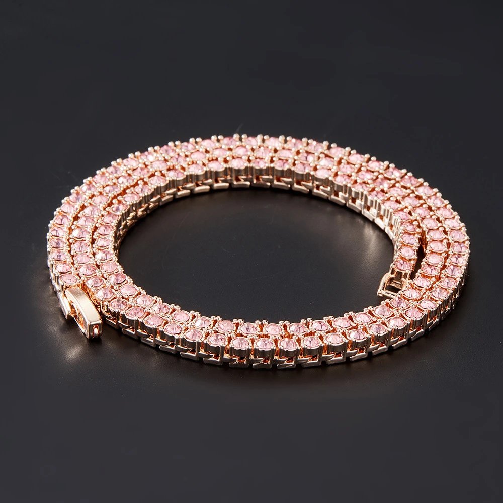 Tennis Chain - Gold And Silver - Versatile Accessory