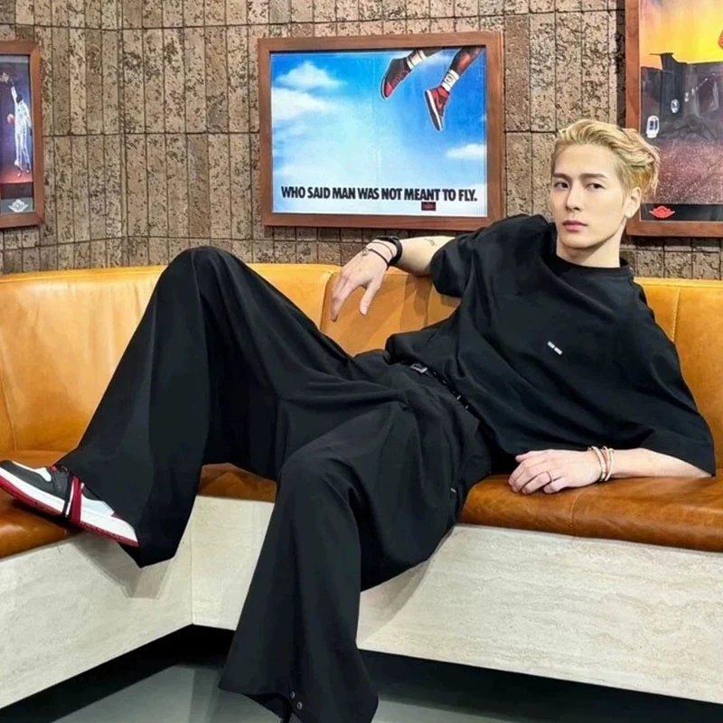 Classic Loose-fitting Casual Suit Pants