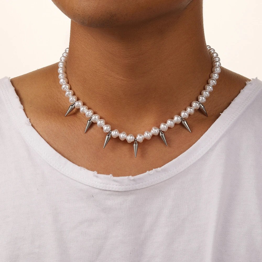 Pearl Stud Necklace