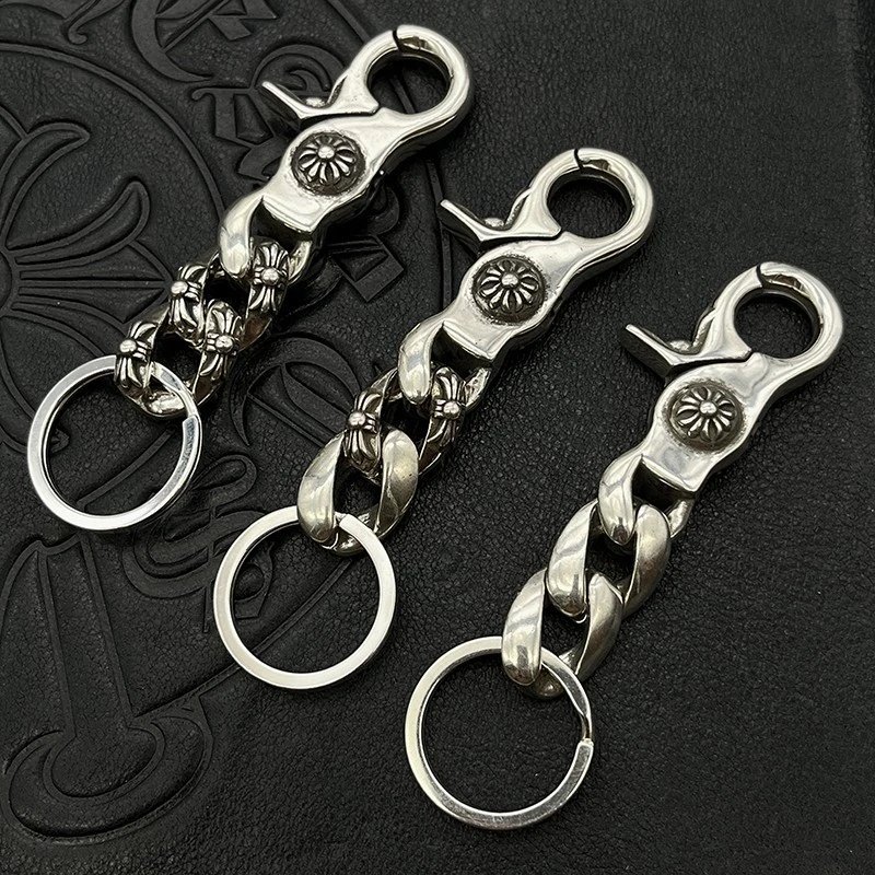 Smooth Surface Flower-shaped Keychain Pendant