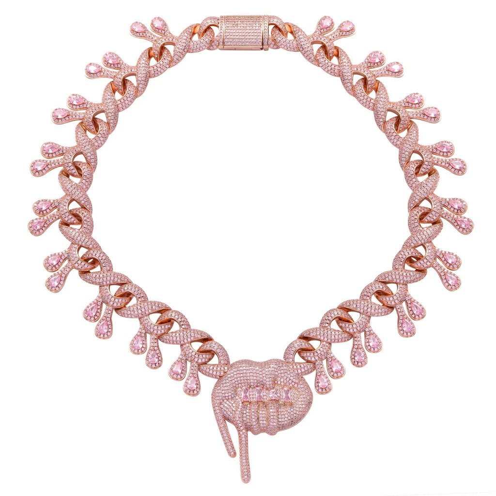 Full Zircon Hip-Hop Trend Necklace