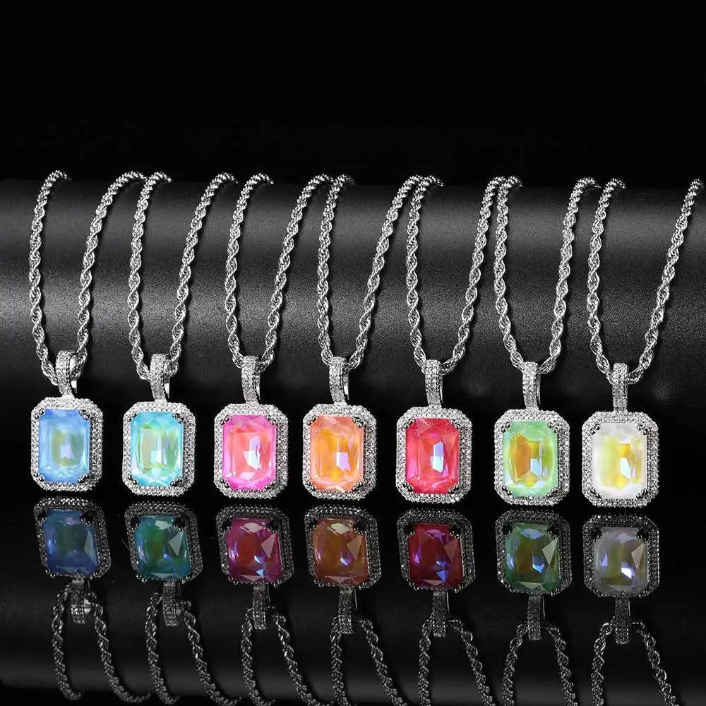 Hip-hop Micro-set Zirconia Necklace