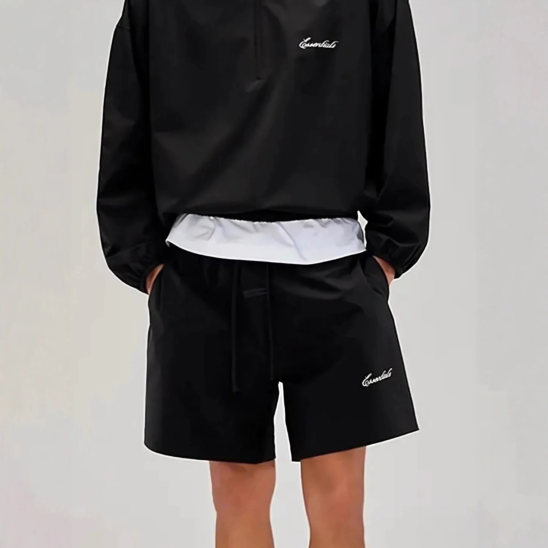 Loose-fitting Nylon Shorts For Exercise