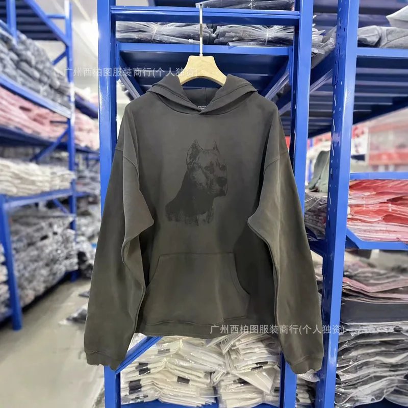 Enfants Riches Déprimés 26SS 比特犬印花水洗复古连帽卫衣