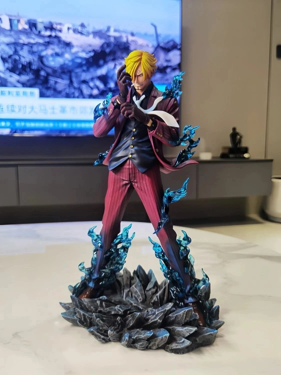 One Piece Roronoa Zoro  Sanji  25CM
