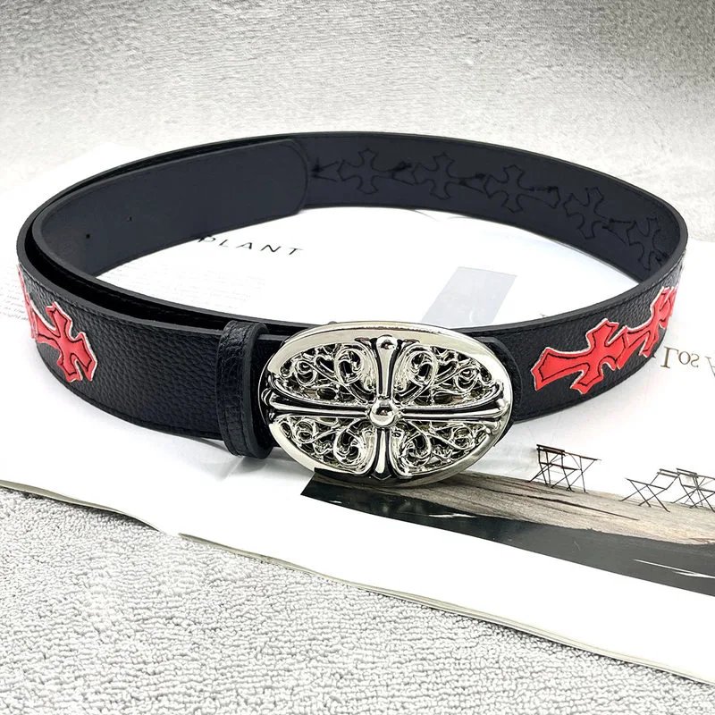 15 Red Crosses - Thickened Round Crosses - Cro CH Sacred Sword Heart Belt