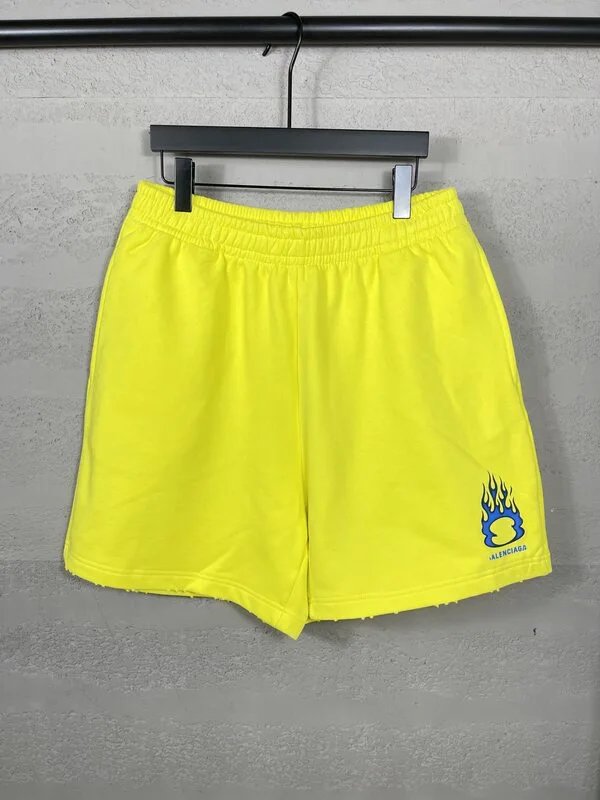 7 fluorescent yellow (double ring flame logo split print)