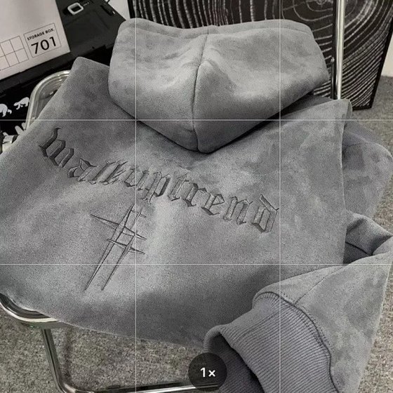 New Fall/Winter Heavyweight Suede Fleece Hoodie, Vintage American Oversized Loose Fit Fleece-Lined Hooded Jacket for Men